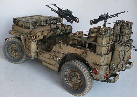 SAS Jeep 4x4 Desert Raider - Escala 1/6