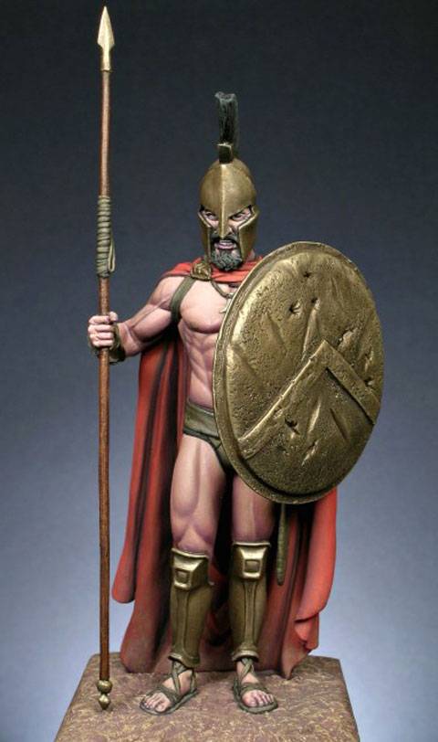 Leonidas Rey de Sparta, 480 B.C.