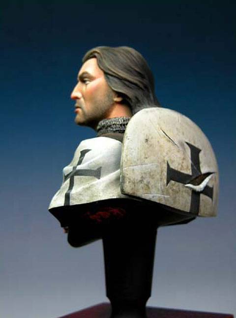 Busto Teutonic Knight - XIV Century  - Escala 1/10. . 