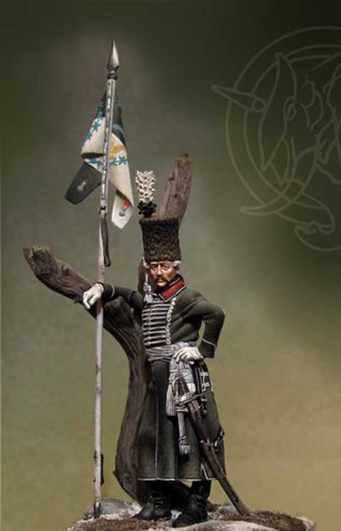 Oficial de Lanceros Bosnio - Prussia 1762
