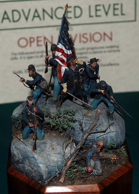 Chamberlain y su regimiento, el 20 de Maine, se colocaron en una pequeña colina llamada Little Round Top defendiéndola con uñas y dientes