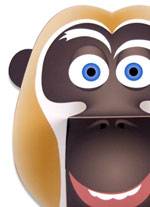 Mascaras de Papel de los Personajes de la película animada Kung Fu Panda.
