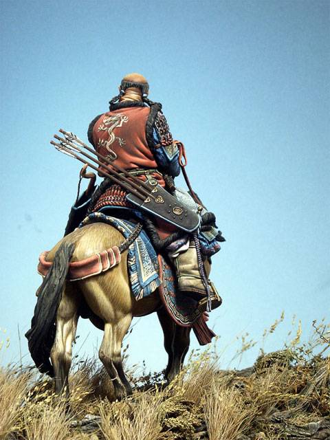 El caballo mongol, derivado del tarpán, era pequeño y enjuto, muy bien adiestrado para la guerra