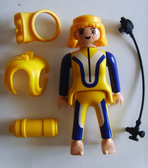 Mujer Submarinista de Playmobil. 
