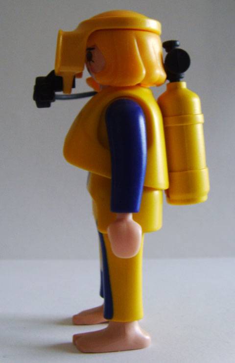 Mujer Submarinista de Playmobil. 