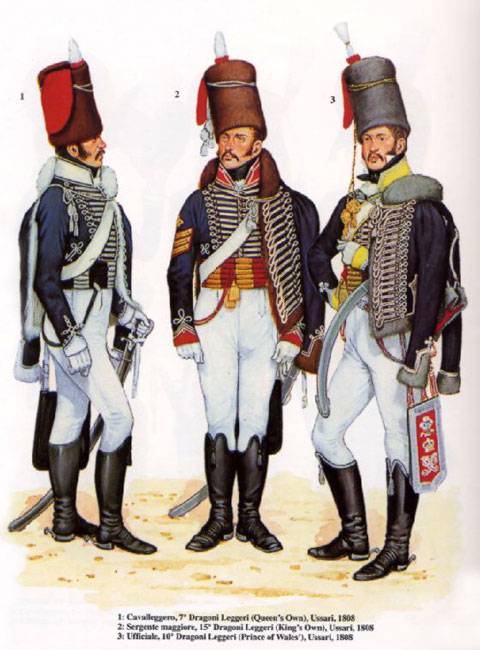 Uniformes utilizados por las Tropas Británicas durante el periodo Napoleónico entre 1794 - 1815