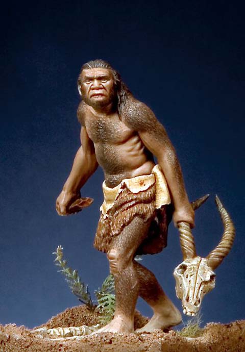 Homo Neanderthaliensis - Escala 54mm