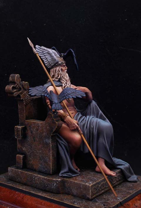Dios Mitologico Nordico Odin - Escala 70mm