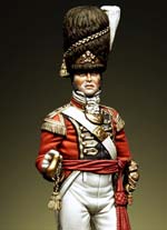 Oficial del 1st Foot Guard Saint James Palace Company Grenadier. Gran Bretaña 1808