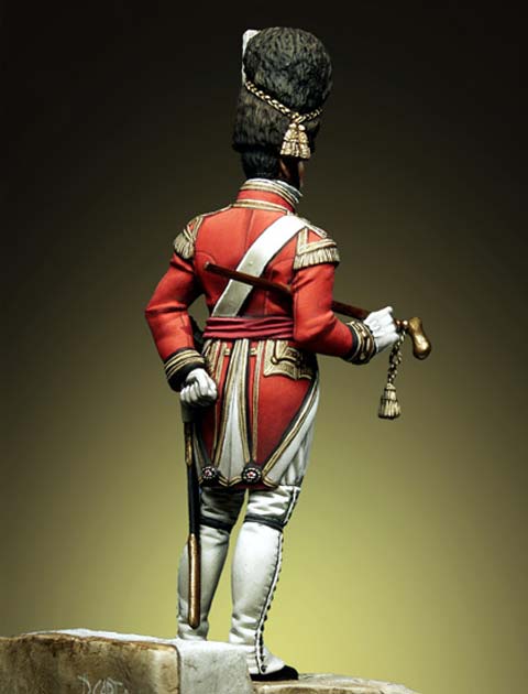 Oficial del 1st Foot Guard Saint James Palace Company Grenadier. Gran Bretaña 1808