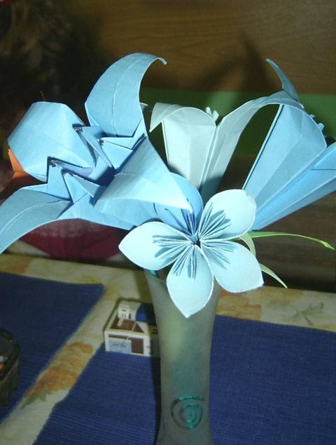 flores de papel -  El Arte del Origami