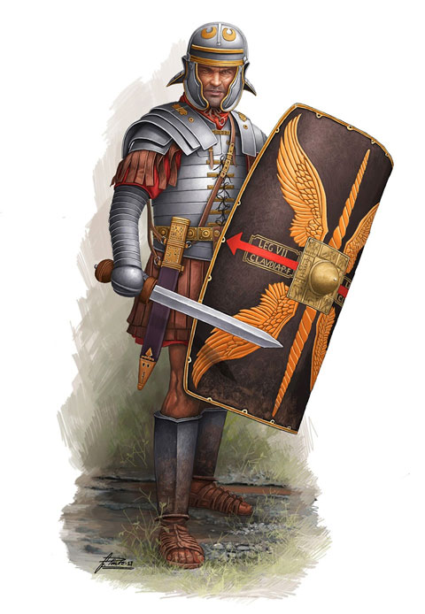 Legionario del Imperio Romano.(Agrupación Legio VII Claudia Pía Fidelis)