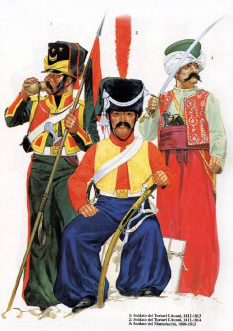Numerosos mamelucos formaron parte del ejército napoleónico