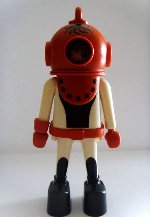 Buzo nº 01 perteneciente a la Serie Submarina de Playmobil.
