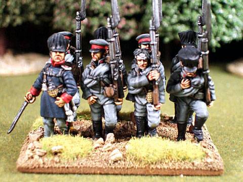 24 Th Regimiento de reserva Prusiano - Escala 28mm. 
