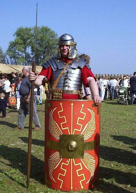 figura de un legionario romano