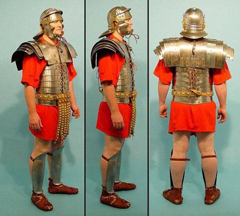 uniforme del legionario romano