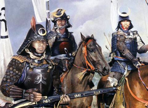 samurais a caballo