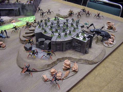 tableros de wargame creados por los aficionados al juego de Starship Troopers