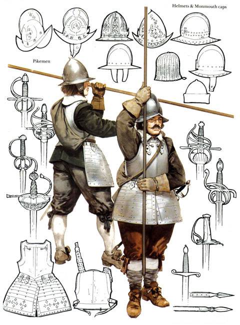 Piqueros - Guerra Civil Inglesa 1642 - 1651