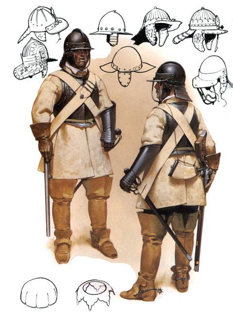 Arcabuceros a Caballo - Guerra Civil Inglesa 1642 - 1651