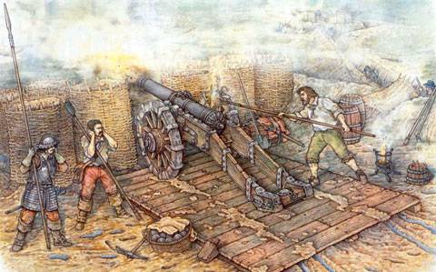 Artilleria - Guerra Civil Inglesa 1642 - 1651