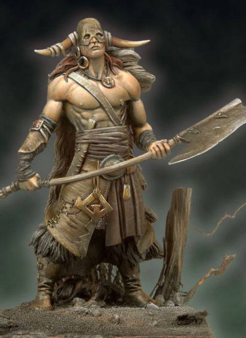 La figura de Urmuth, Cicatrices de Guerra pertenece a la serie de miniaturas fantasticas llamada Warlord Saga