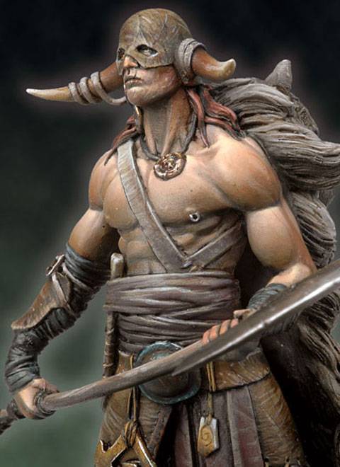 La figura de Urmuth, Cicatrices de Guerra pertenece a la serie de miniaturas fantasticas llamada Warlord Saga