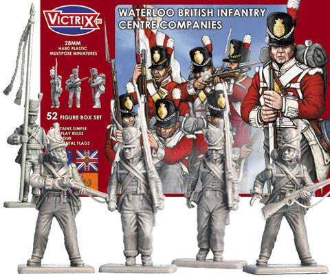 British Waterloo Infantry Centre Companies