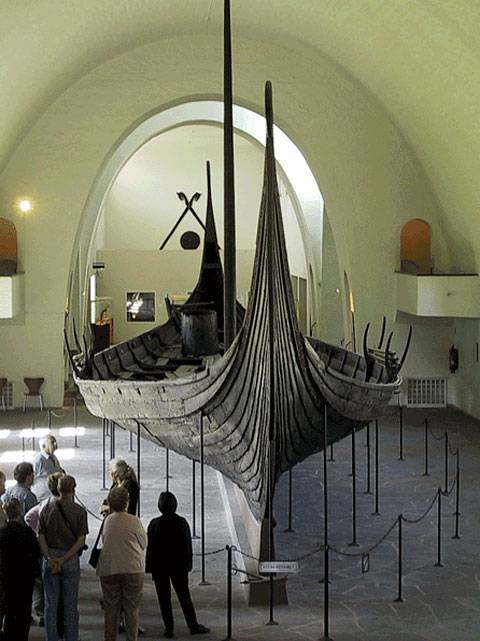 Barco de Gokstad - Museo de Barcos vikingos de Oslo