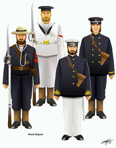Guerra Zulu. Naval Brigade.