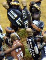 Guerra Zulu en una mesa de Wargames.